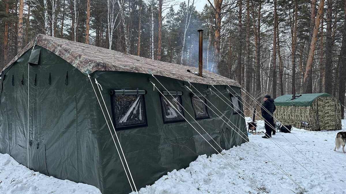 Армейские палатки ПневмоСибирь. 