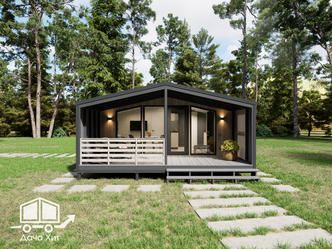 Дача Хит модульные дома Чеснок 39