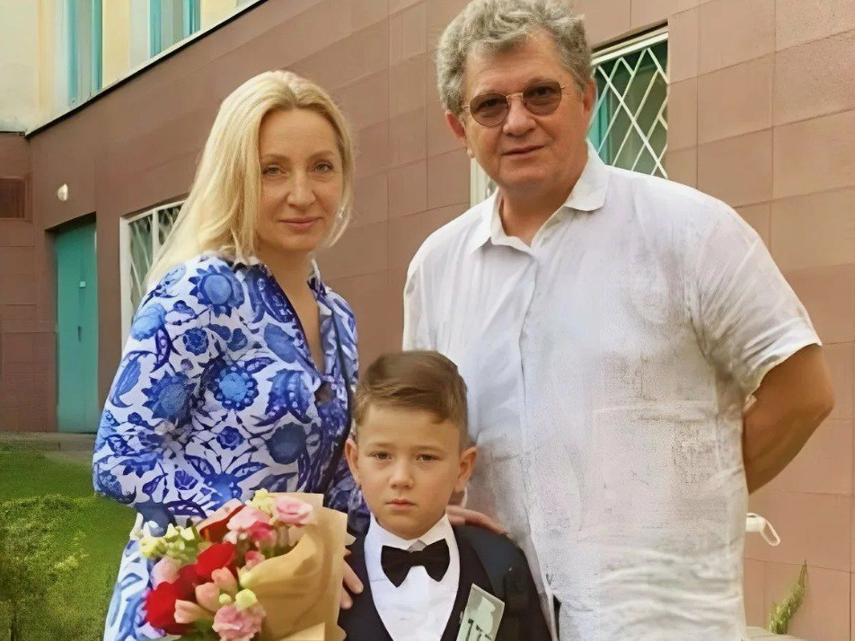 С Ингой Руткевич и сыном Тихоном