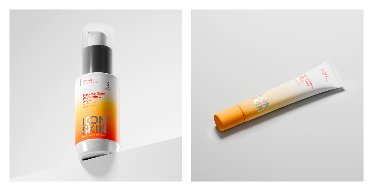ICON SKIN Сыворотка Supreme Glow и крем Vitamin C Force с витамином С и ниацинамидом