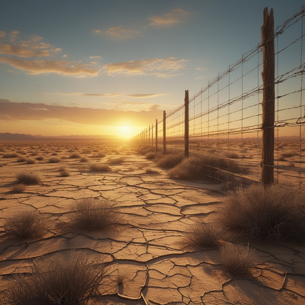 «Тысячи километров забора охраняют землю, на которой... ничего нет?»