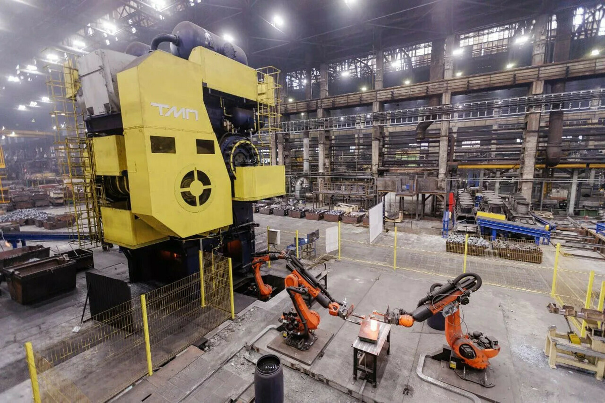 Роботизированная линия пресса. Производства в России