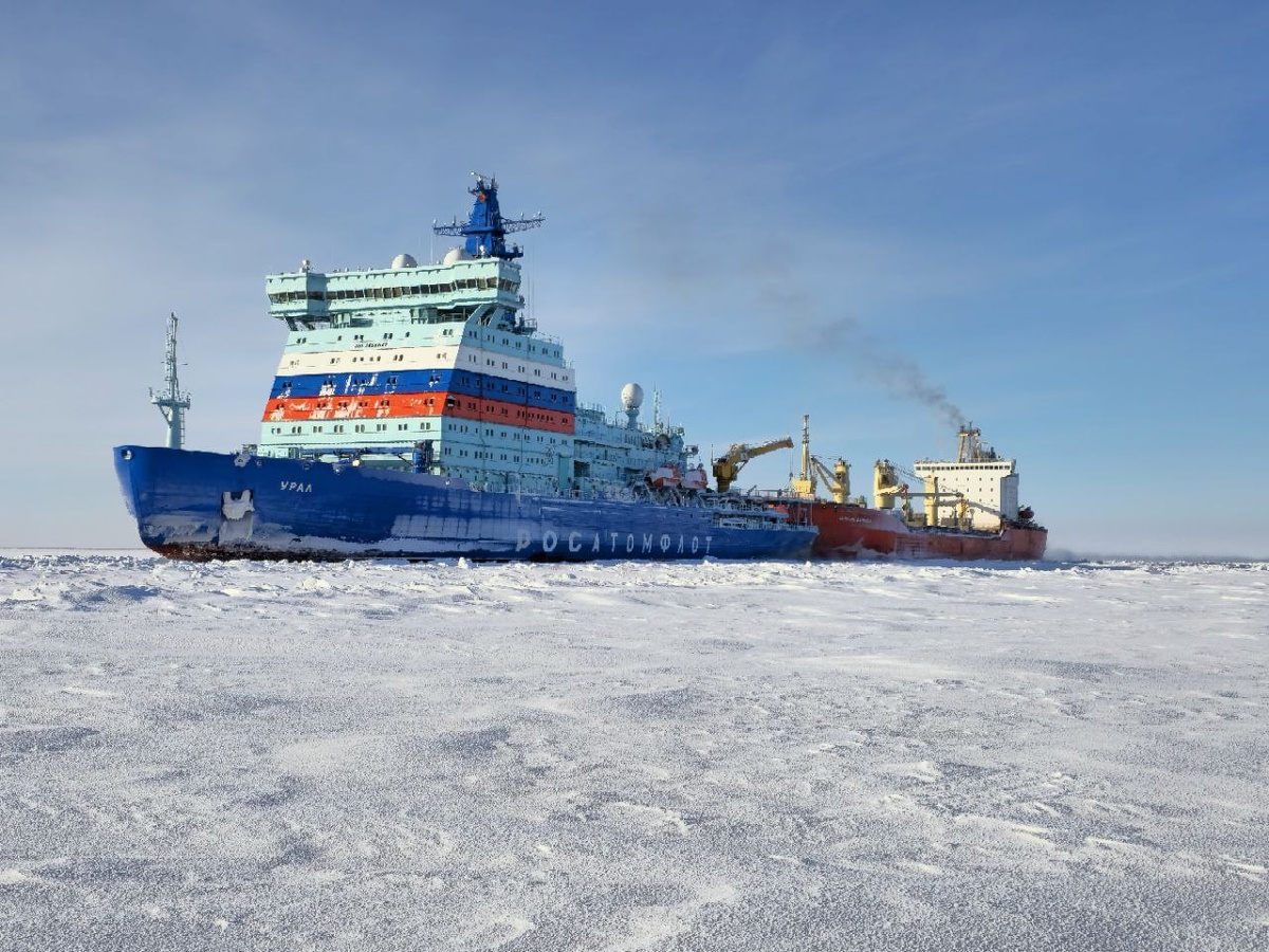 Символ российской мощи в Арктике. Фото ФГУП "Атомфлот"
