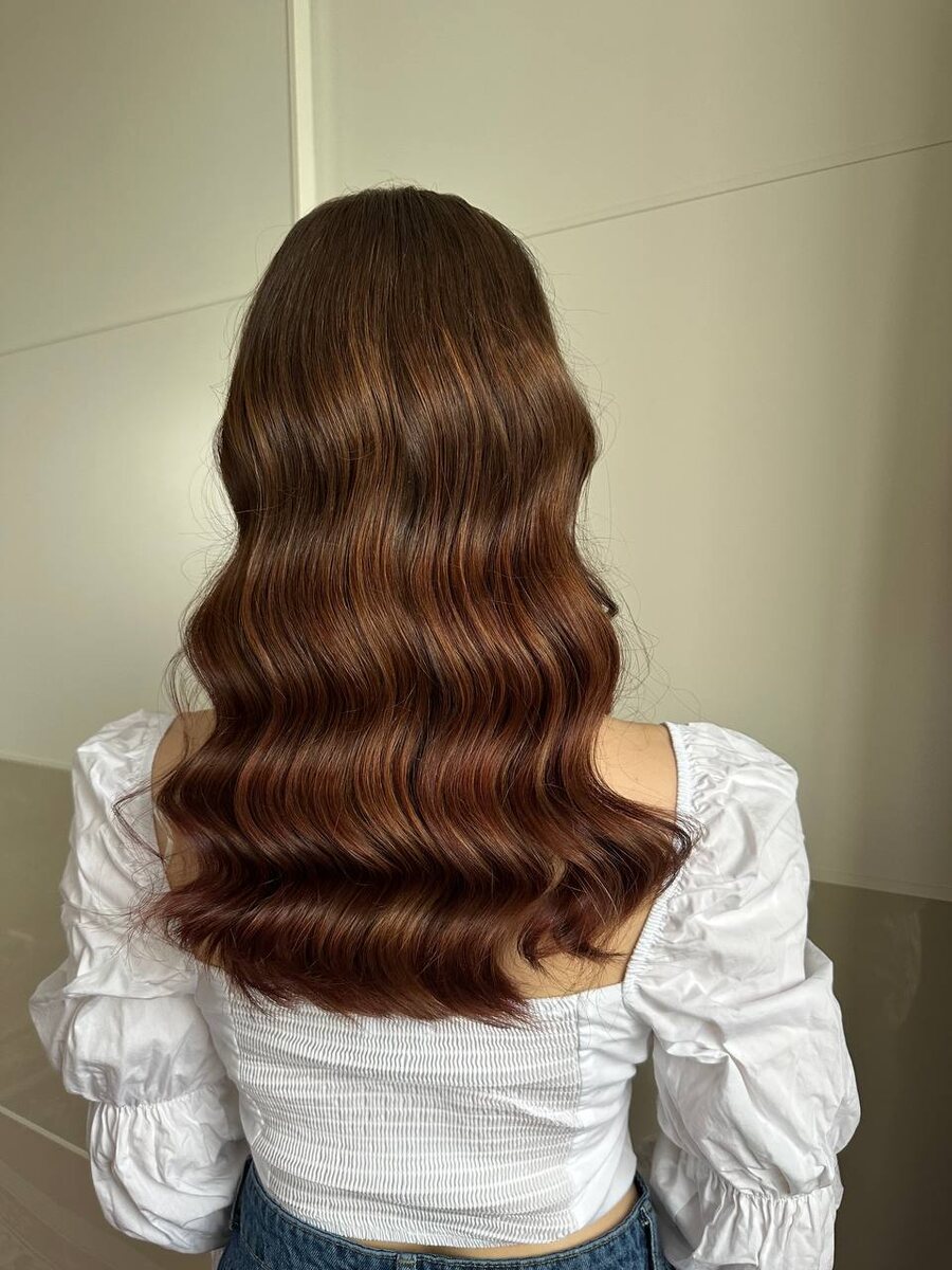 Прическа. Голливудская волна. Мастер Ан Евгения