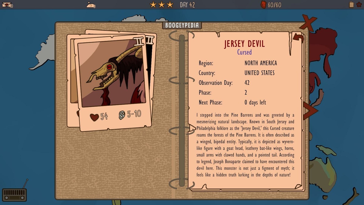 Кстати, сведения о существах, с которыми сталкивается герой Boogey Hunters, в игре помещены в специальную книгу. Источник скриншота: Steam