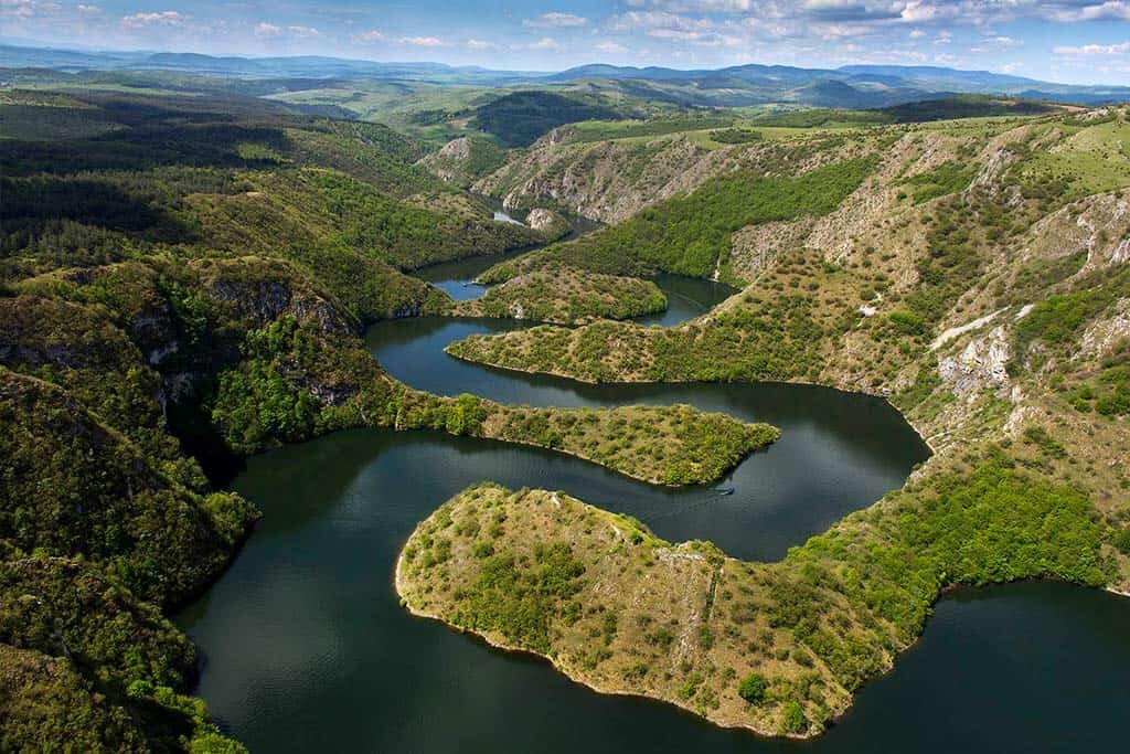 Каньон реки Увац, национальный парк 