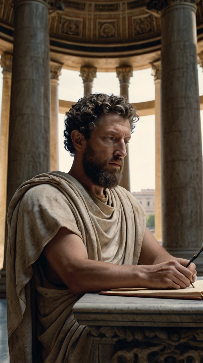 Иллюстрация: "Марк Аврелий" | Художник MilaMit