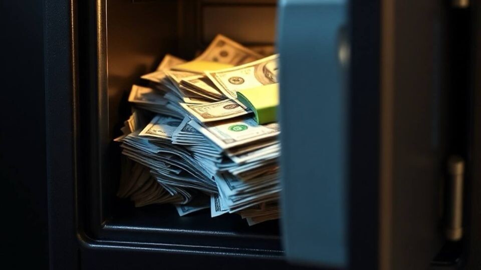    Сейф с наличными. Источник: сгенерировано нейросетью