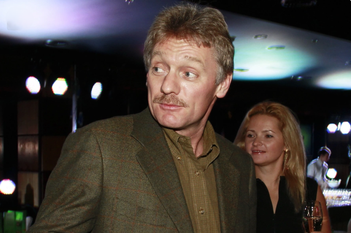 на фото Дмитрий Песков и Екатерина Солоцинская 