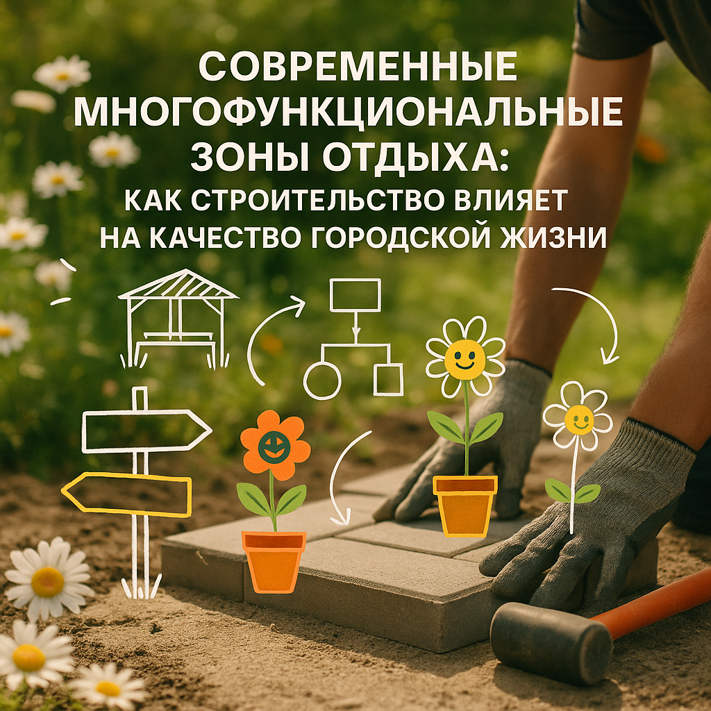    Современные многофункциональные зоны отдыха: как строительство влияет на качество городской жизни