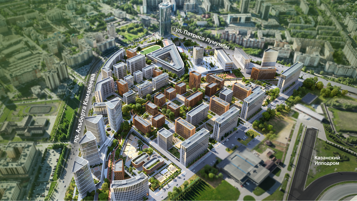 Проект развития нового микрорайона на месте старого аэропорта завершает масштабную застройку «Ак Барс Дом» в Советском районе