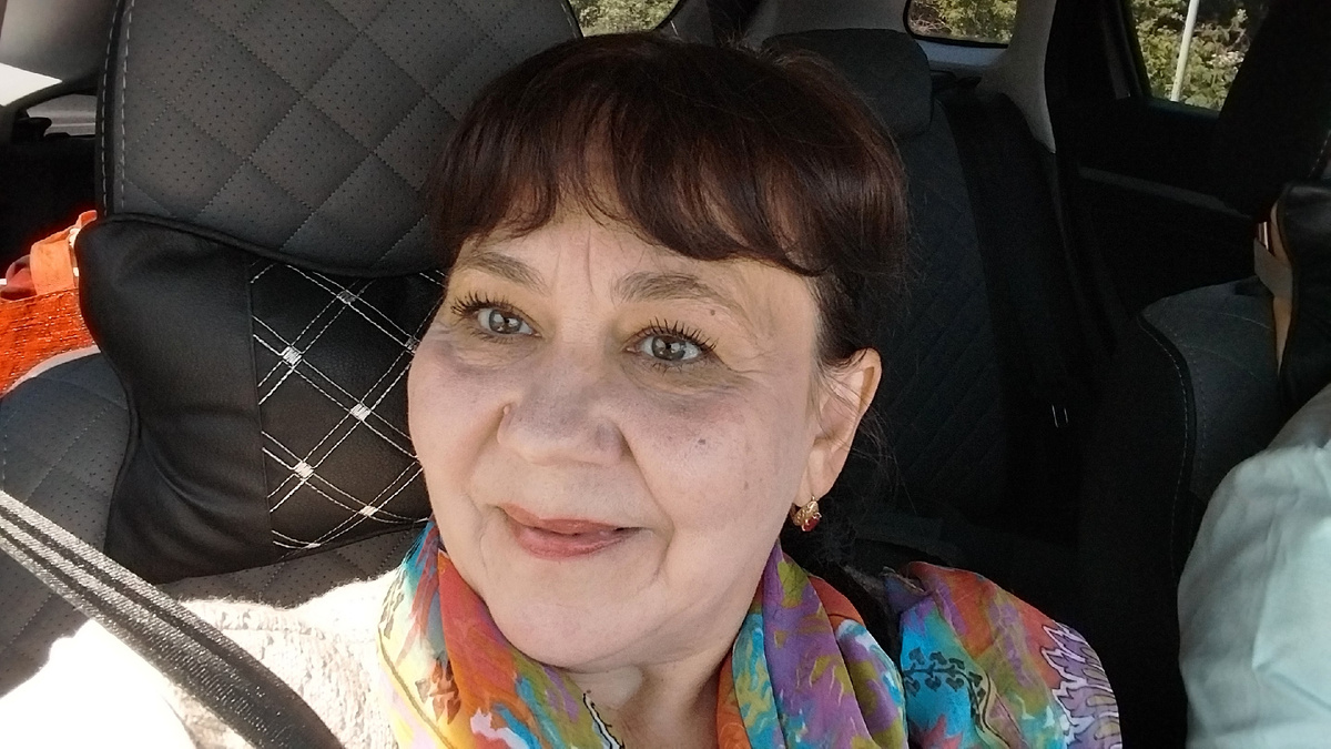 Еду домой из сада.