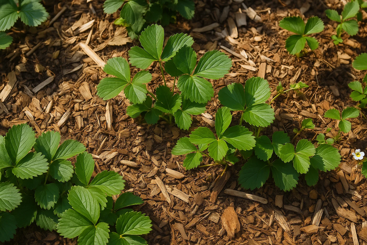 Мульчирование натуральными материалами