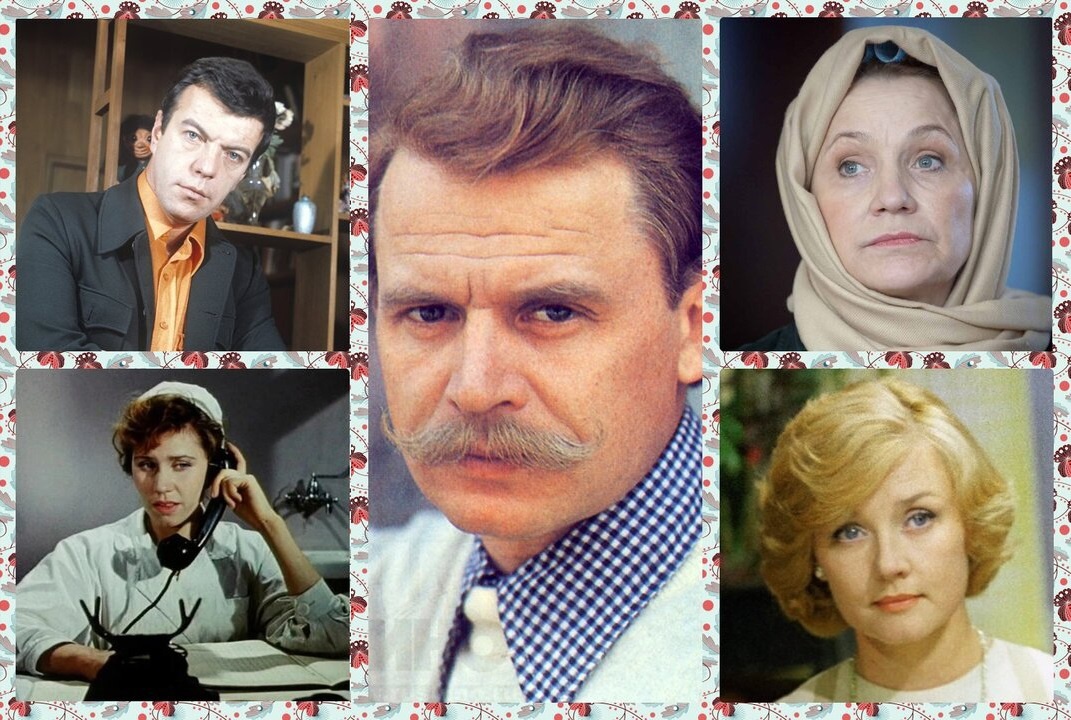 фотоколлаж к тесту - Какой советский фильм собрал этих актёров на одной площадке? 