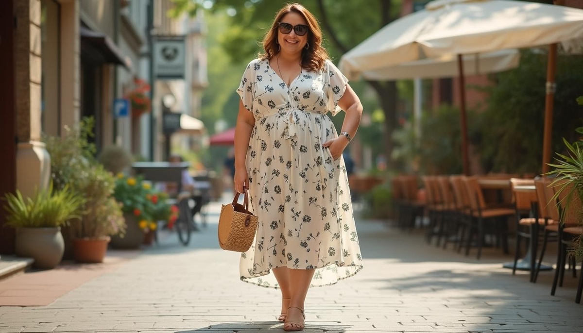 Лёгкое платье миди