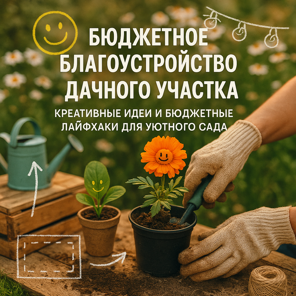    Бюджетное благоустройство дачного участка: креативные идеи и бюджетные лайфхаки для уютного сада