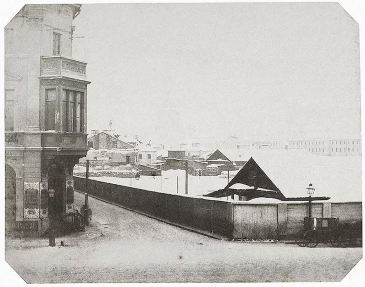 Площадка для строительства Николаевского дворца 1853 г.