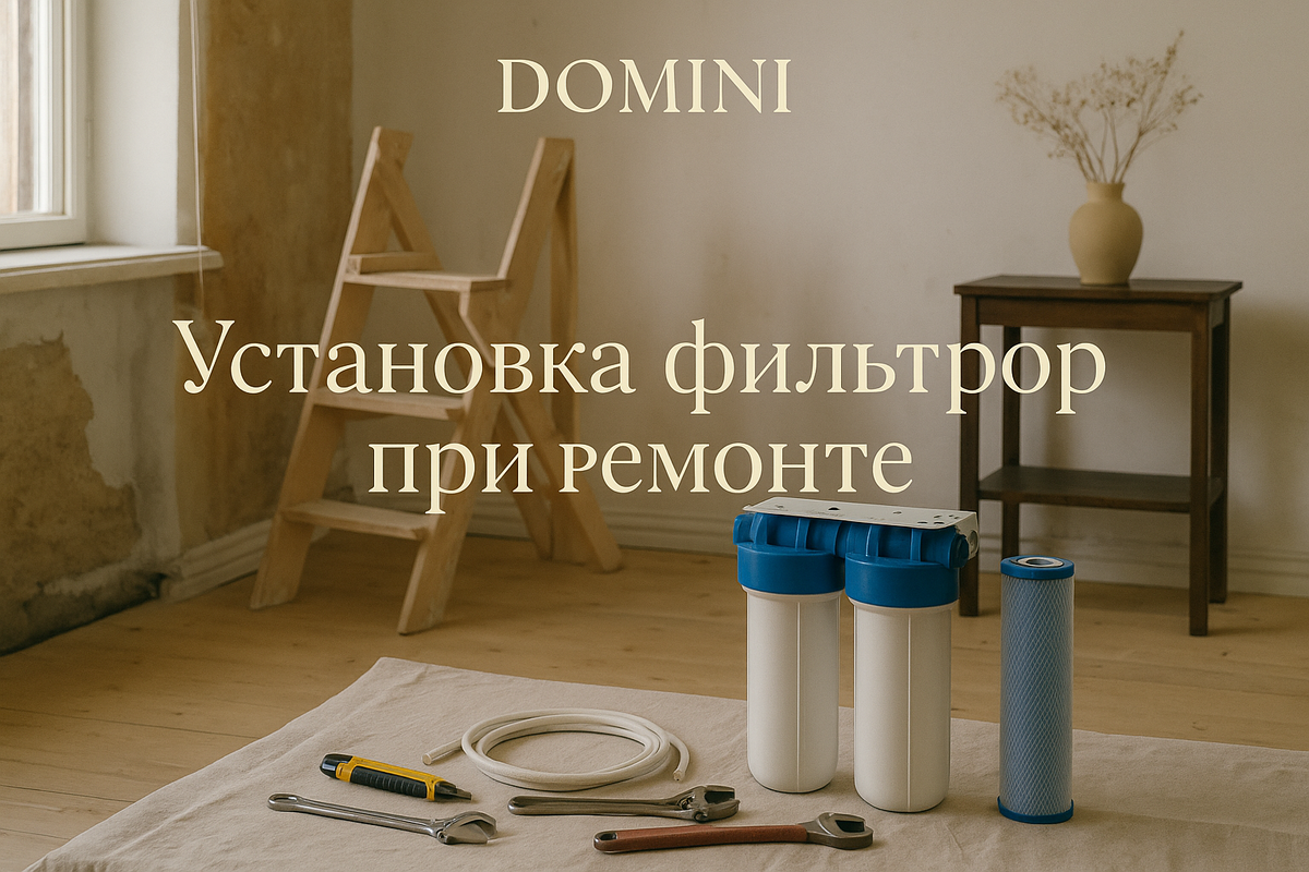    Установка водоочистки при ремонте: как избежать переделок в Москве