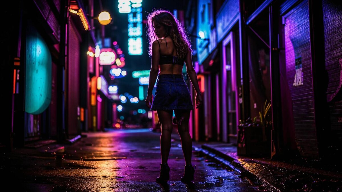 Шёл домой я по улочке узкой... Стихи Фен-Ри.