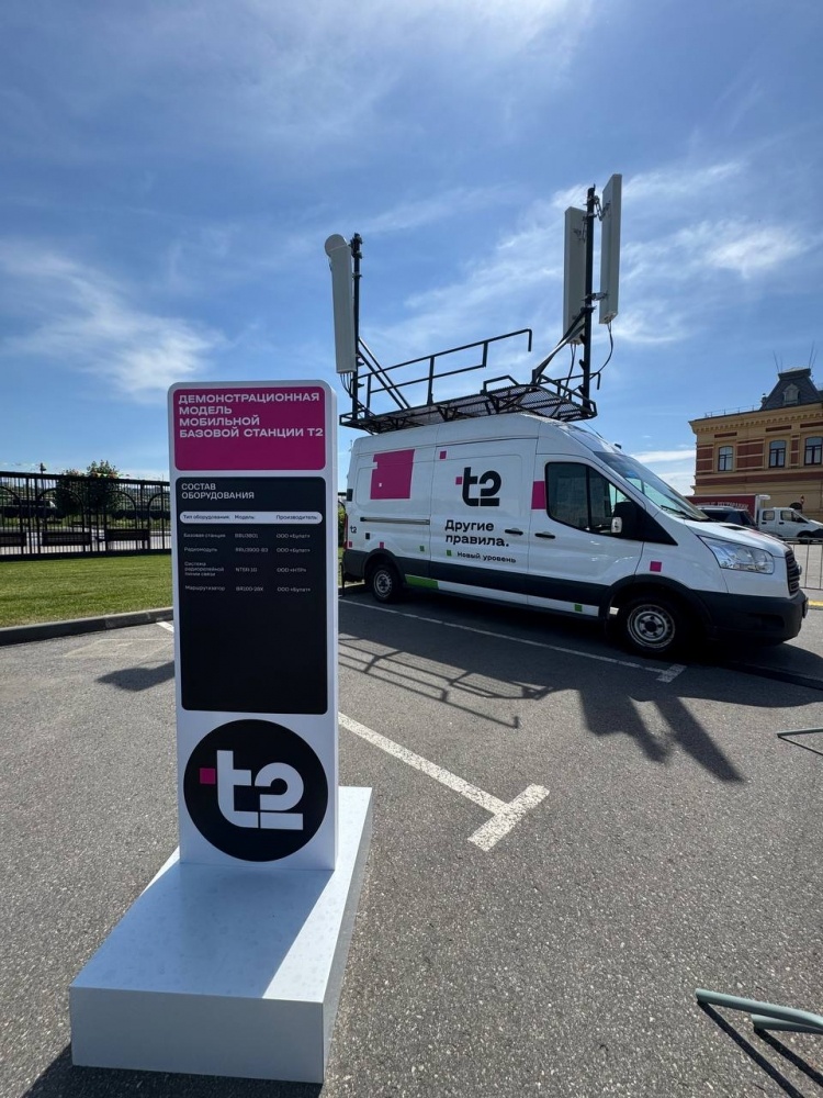 Демонстрационная модель мобильной базовой станции на отечественной компонентной базе