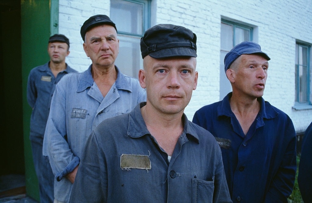 Заключенные лагеря Пермь-35. Фото: Пьер Перрин