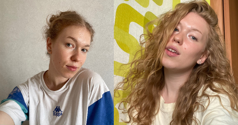 Чаще всего я выгляжу вот так 👈 | Хотя от природы имею шикарные кудрявые волосы