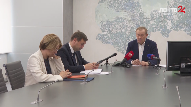 Фото: Скриншот прямой трансляции ЛенТВ24