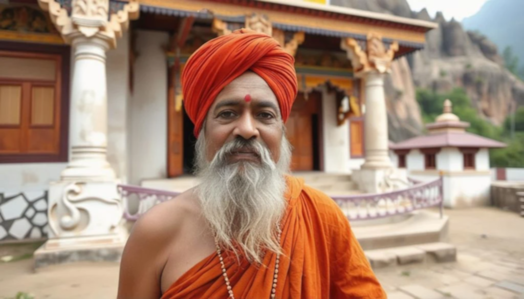 У некоторых индийских монахов удивительная судьба.