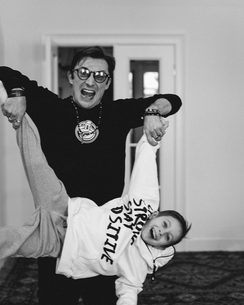    Константин Шелягин с сыном Платоном. Фото: Инстаграм* @sheliagin