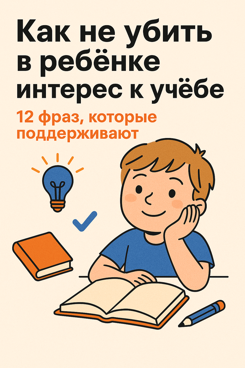Как поддержать ребенка и мотивировать учиться