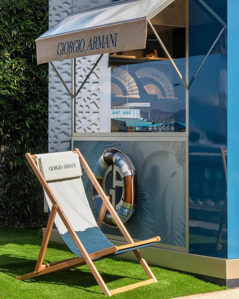 Giorgio Armani открыл новый бутик на Лазурном берегу