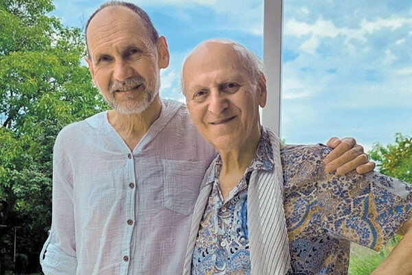    Фото: Игорь Киршин и Шалва Амонашвили, Бушети, июнь, 2024 год