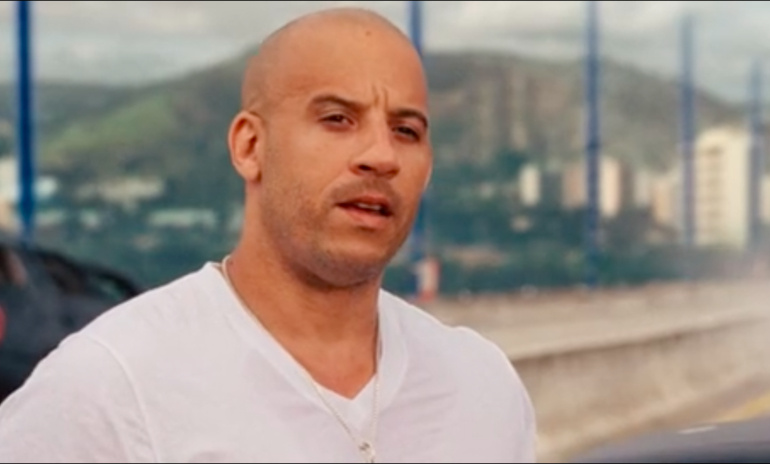    Вин Дизель. Фото: кадр из фильма «Форсаж-5»