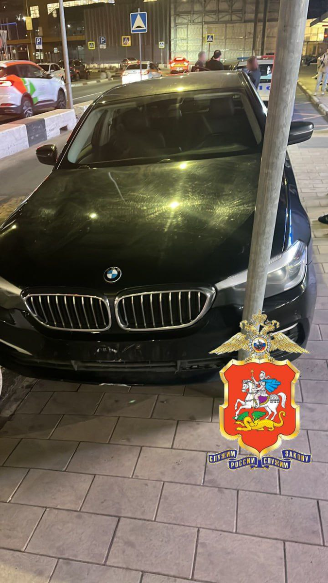 Кадры с места происшедствия