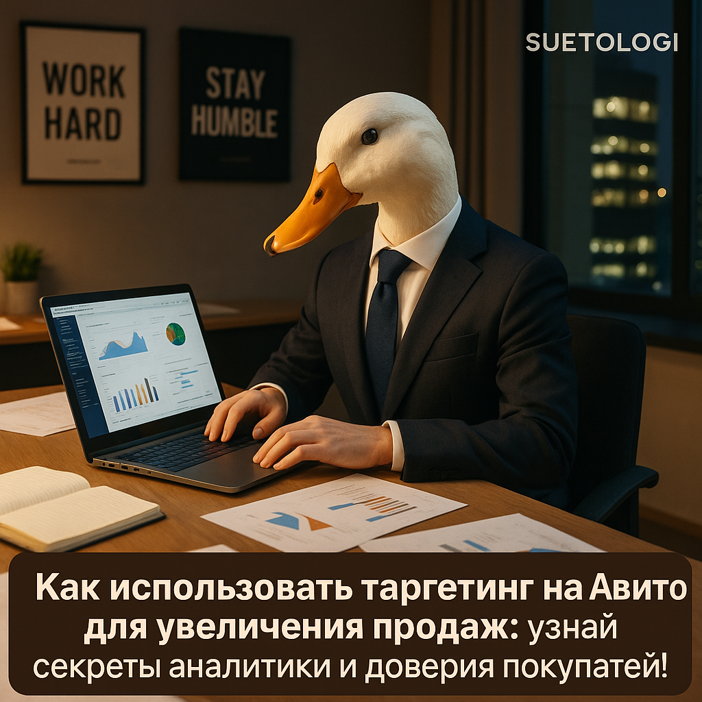    Анализ таргетинга на Авито Суетолог