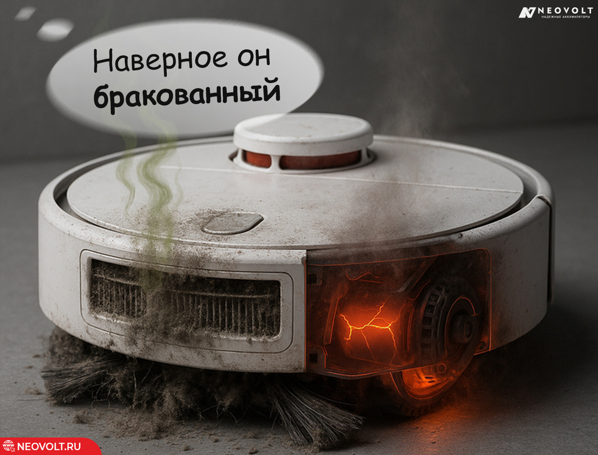 Почему в роботах пылесосах быстро умирают аккумуляторы? Объясняет производитель аккумуляторных батарей.