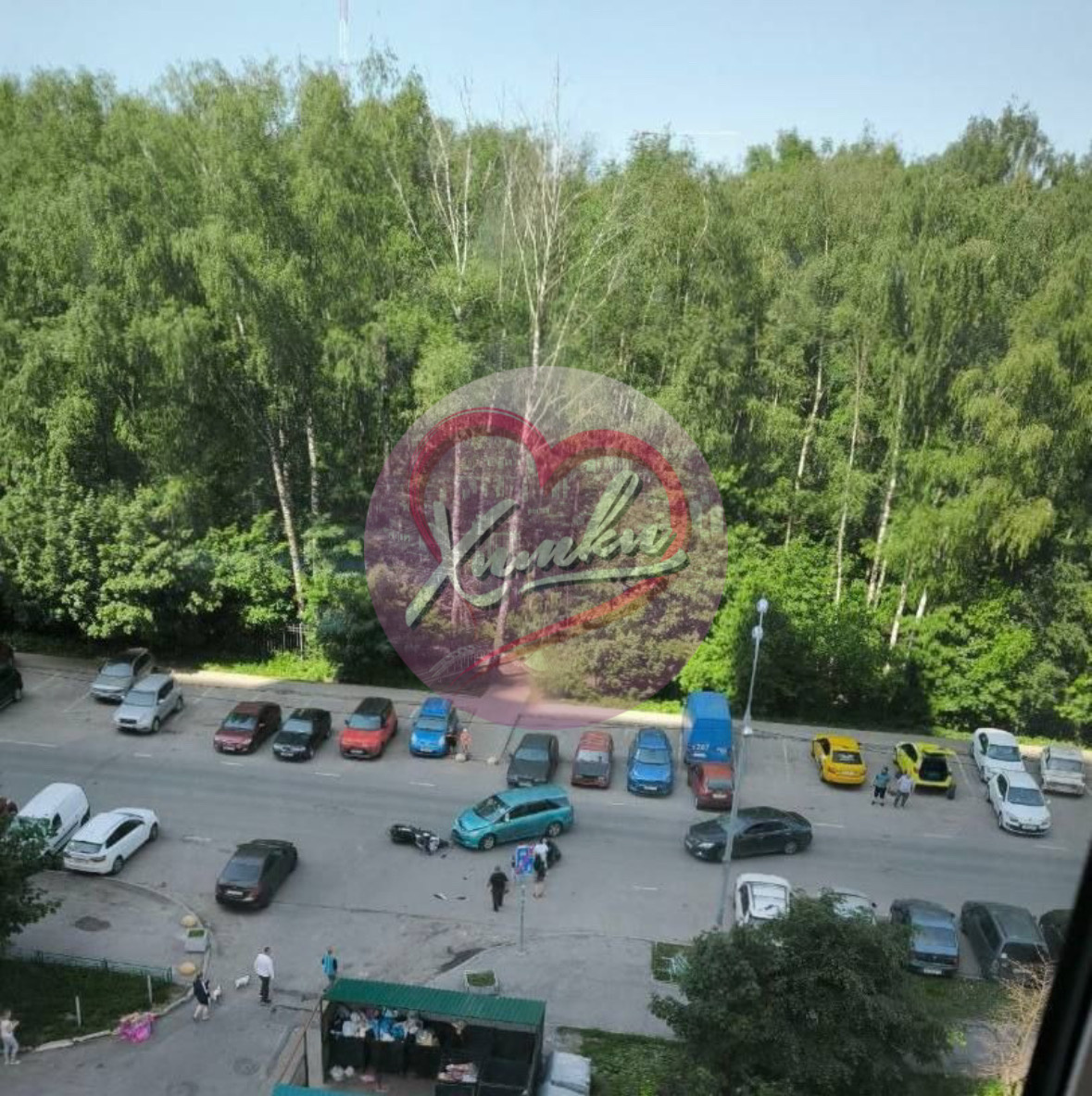 Фото одного из жителей, под окном которого произошел инцидент 