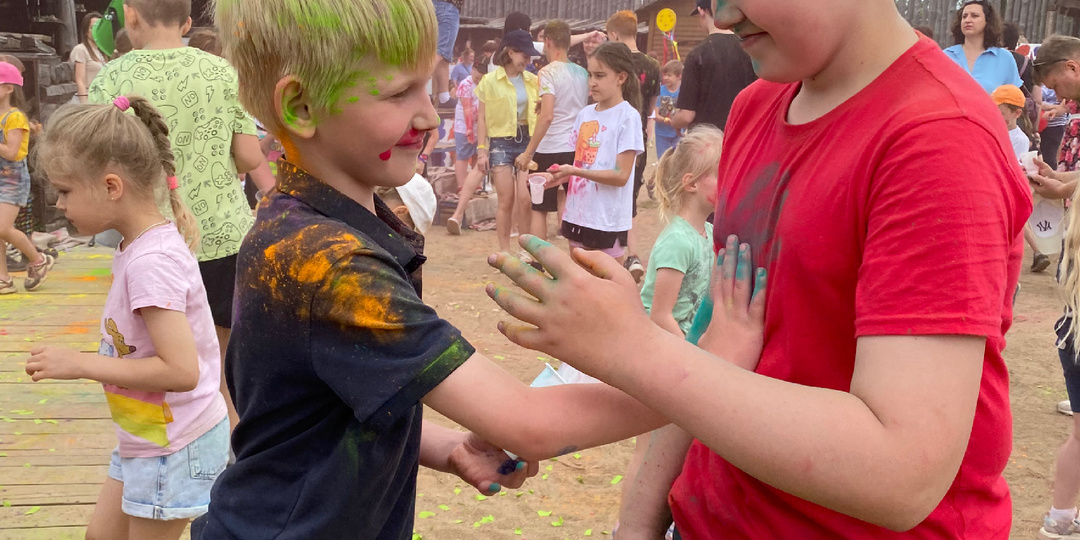 Посетили большой, детский фестиваль «Дети в ключах» в Суздале