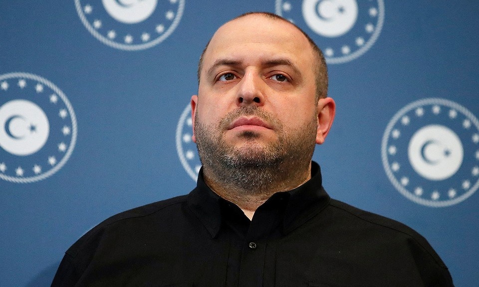    Глава украинской делегации, министр обороны Украины Рустем Умеров. REUTERS