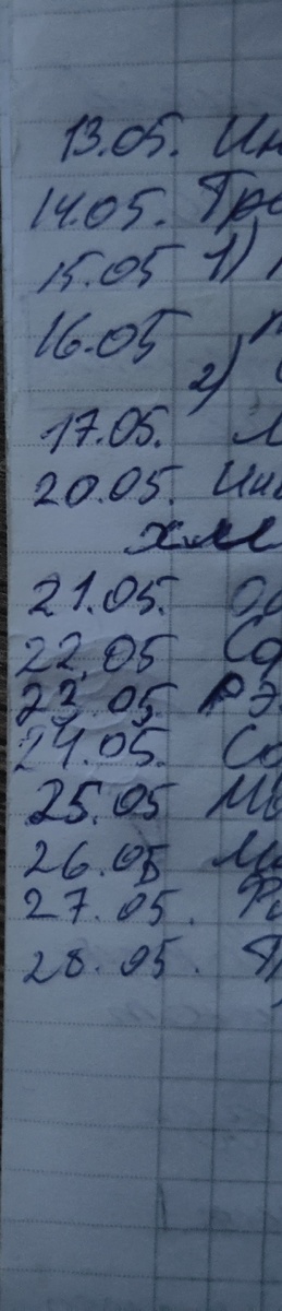 Почти каждый день, на протяжении двух недель, я неотрывно работал над фильмом 