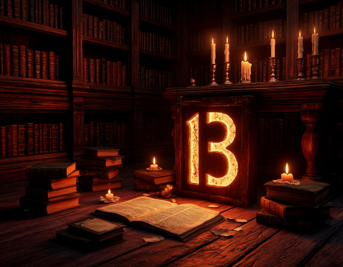 Число 13 в старой библиотеке — ключ к тайне или предвестник беды?