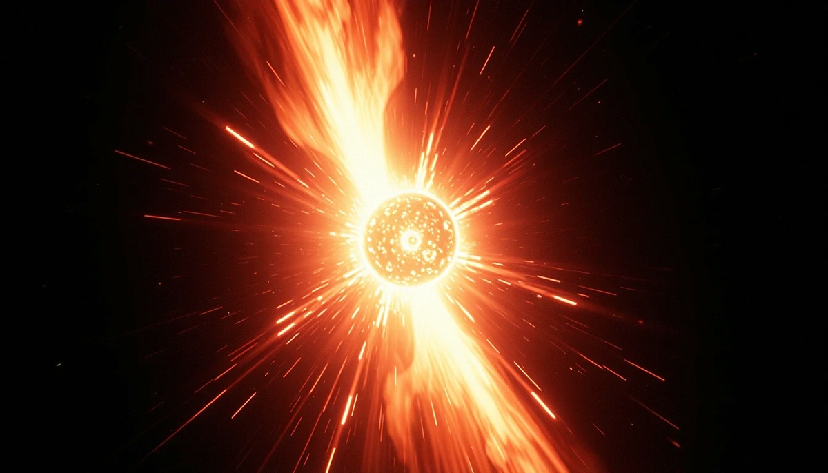 Шар вмиг изменился.