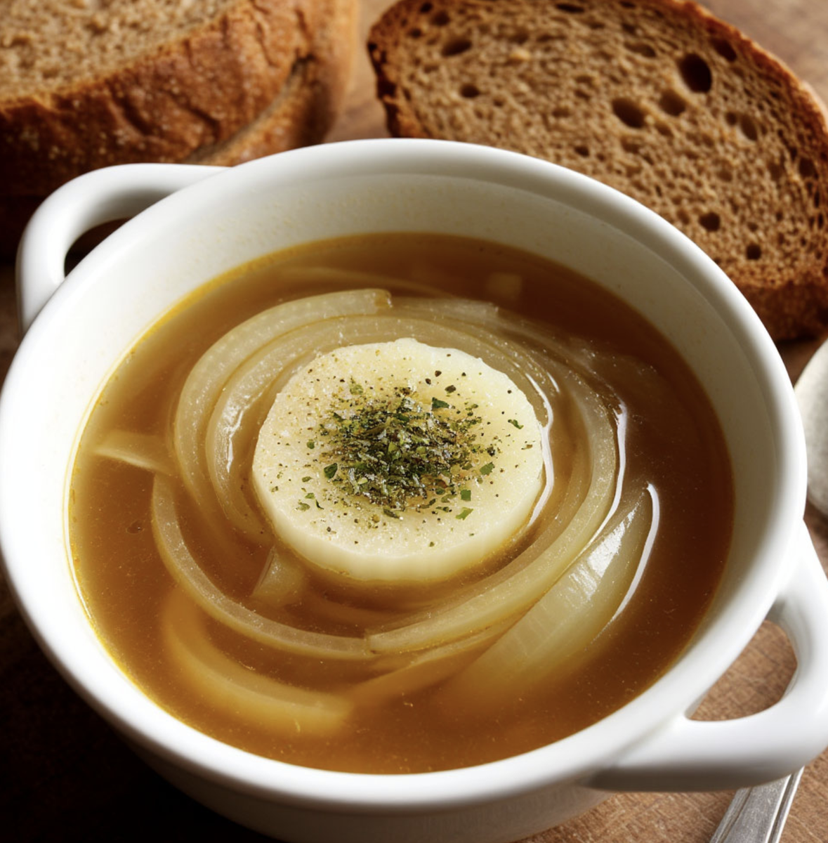 Луковый суп, который ели во французской армии.