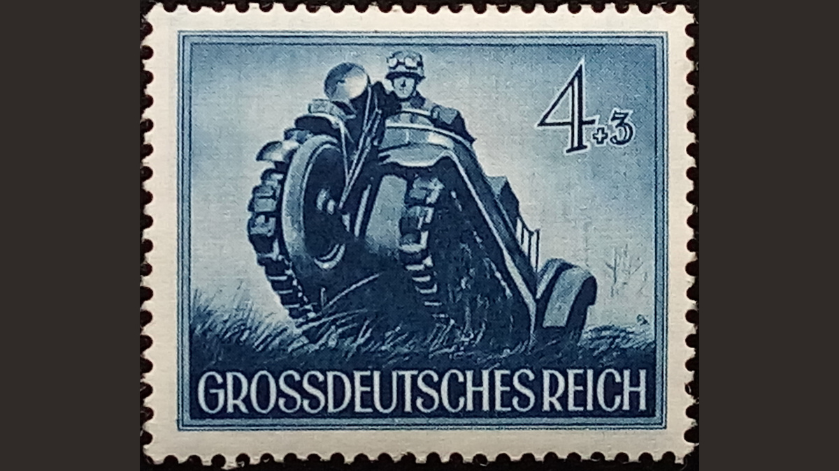 1.2. Германия, 1944 год, № 874. Цепное колесо. День памяти героев 1944 года.

Эта марка не предназначена для пропаганды идей нацизма и может использоваться только в научно-исторических и художественных целях.