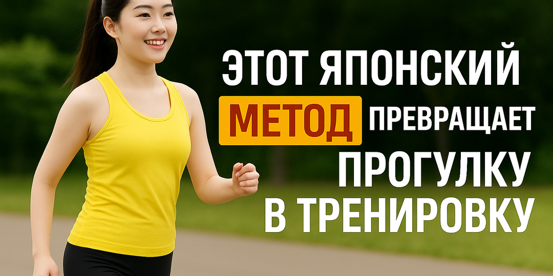 Метод из Японии, который делает ходьбу ещё эффективнее (и вы точно справитесь)