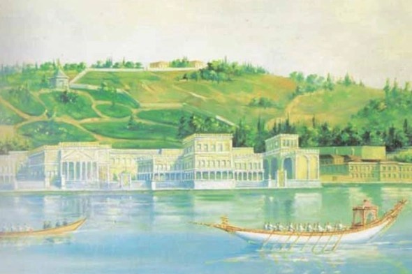    Старый дворец Чираган. 1840 год admin