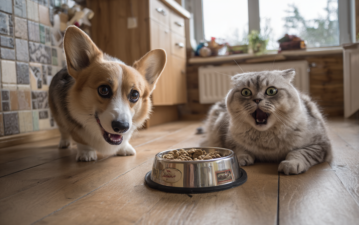 Собака съела кошачий корм. Кажется, всё нормально. А потом… / Изображение: AlphaPet