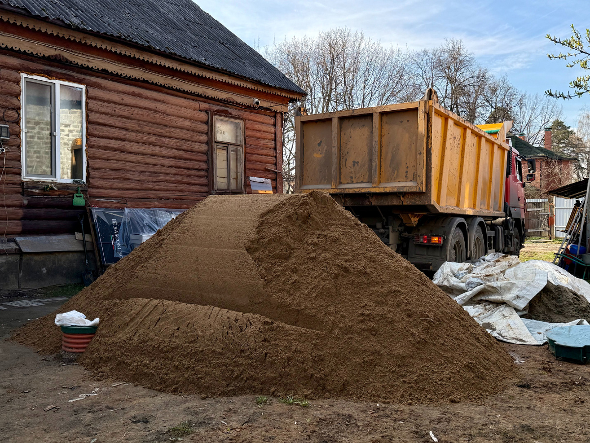 Подготовка материалов к устройству полусухой стяжки