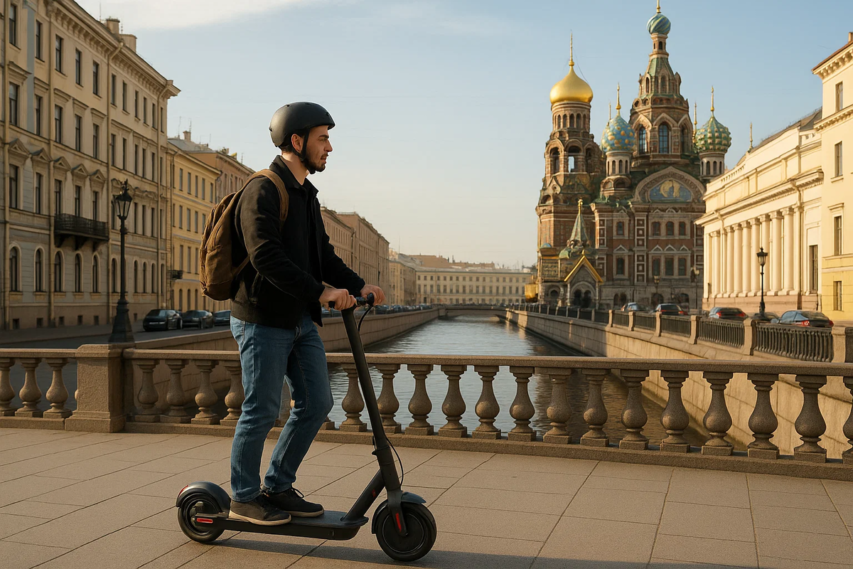 Каждый день тысячи россиян передвигаются по городам на электросамокатах