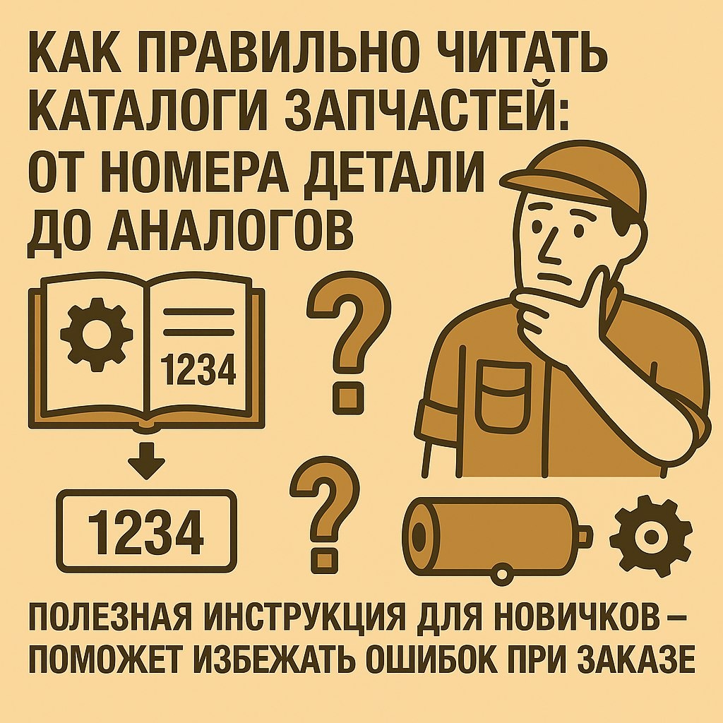 Как правильно читать каталоги запчастей: от номера детали до аналогов.